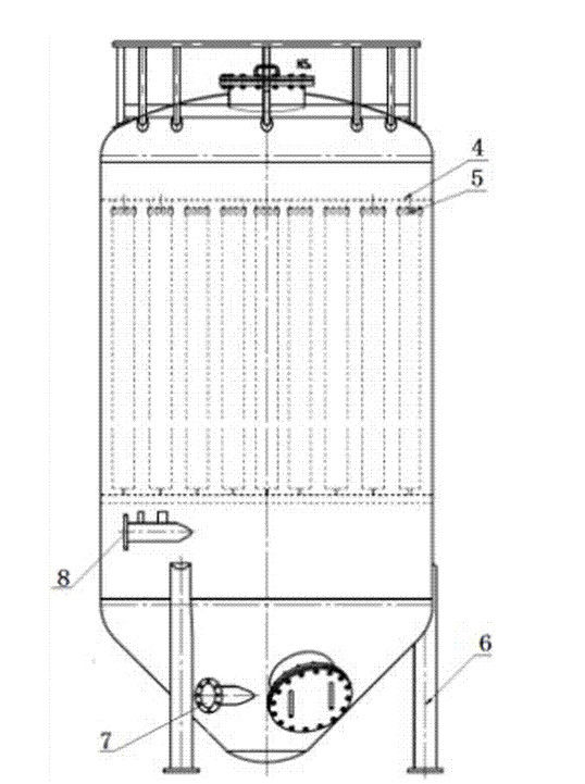 48m3 filtration Dust Collector AAC Block Machine