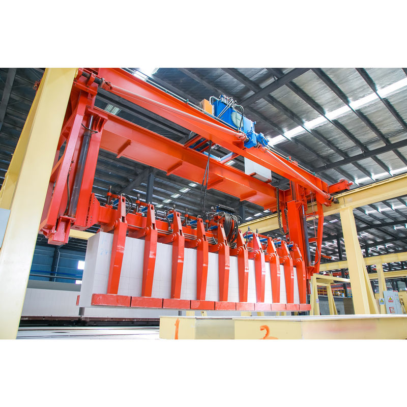 CE Crane Semi Automatic Block Making Machine-finished product crane