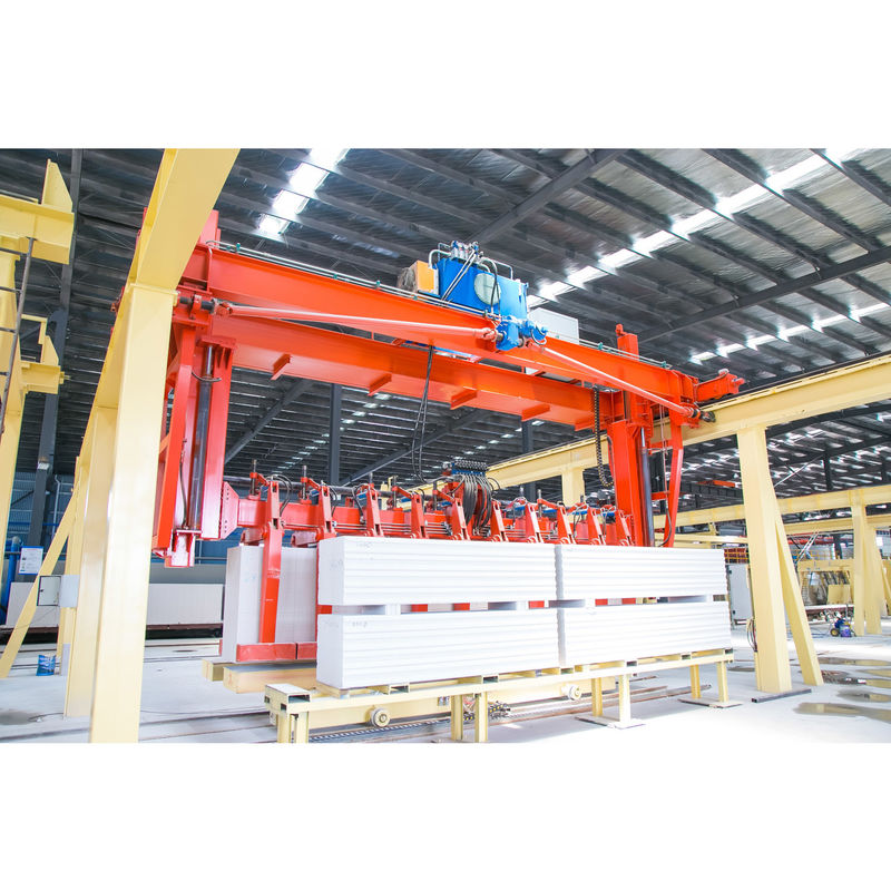 CE Crane Semi Automatic Block Making Machine-finished product crane