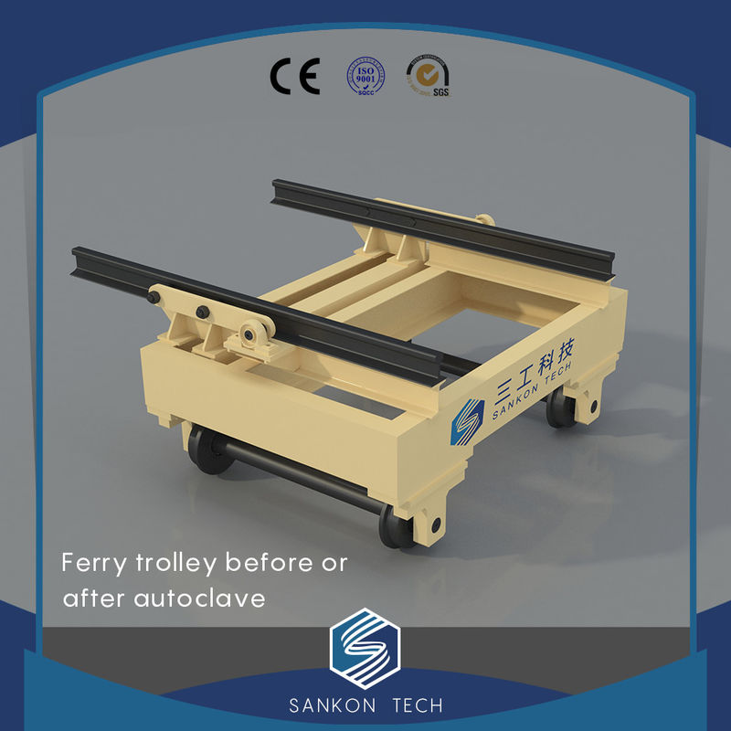 Cross Moving Fireproof Ferry Cart AAC Autoclave
