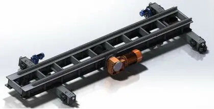 L5000mm Transfer Trolley Block Brick Machine For AAC Line