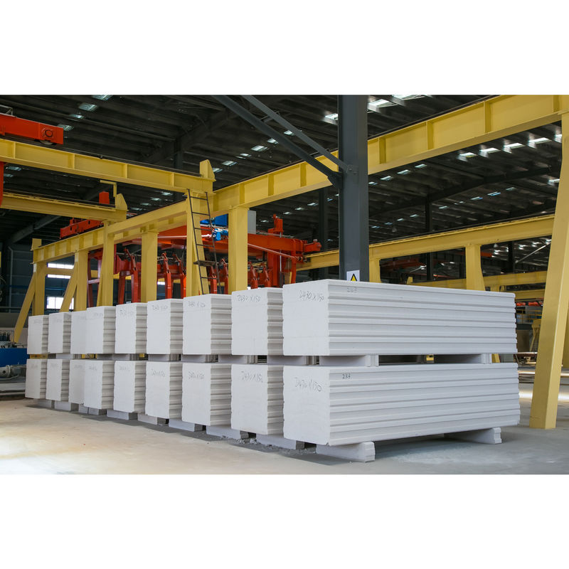 Alc Panel Machine Full Automatic Concrete AAC Brick Block Production Line Hoist AAC Blocks Machine For Finished Concrete