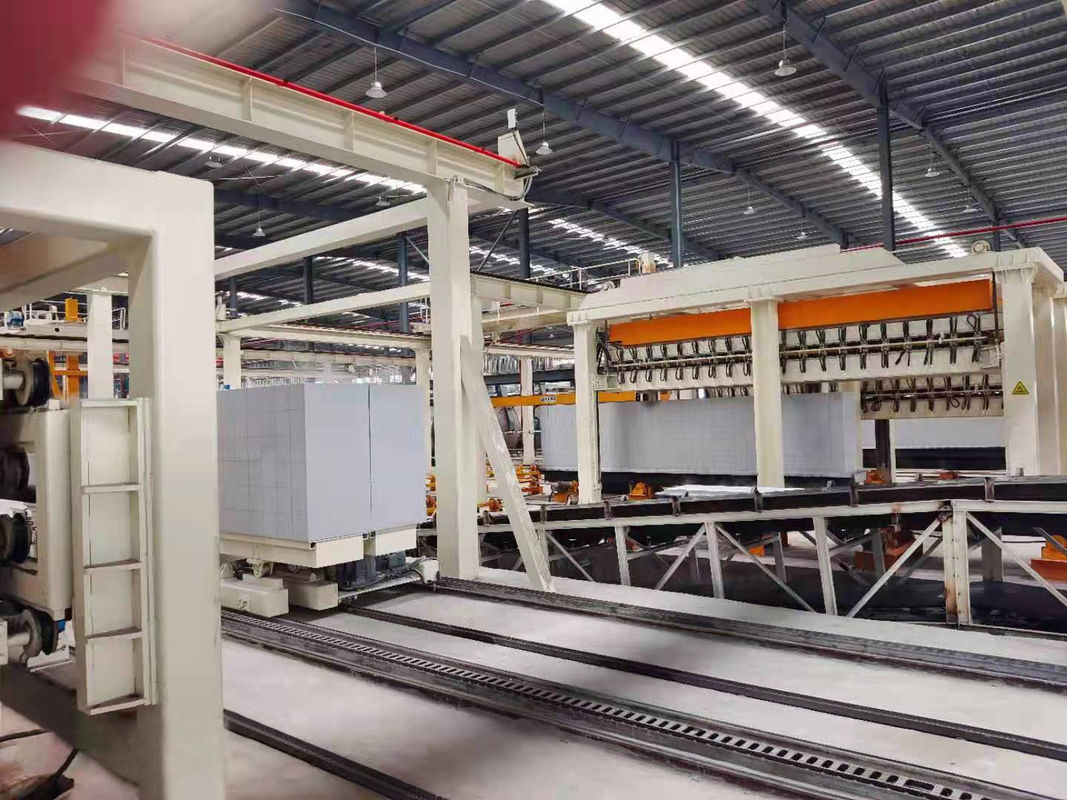 High Quality Concrete Hollow Blocks Making Machine- Cutting Trolley AAC Block Plant Machinery